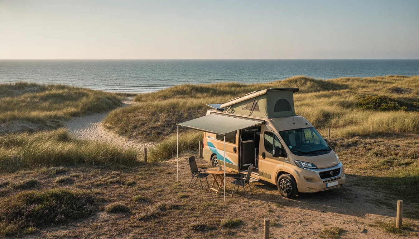 Kastenwagen Wohnmobil, Symbolbild · KI-generiert