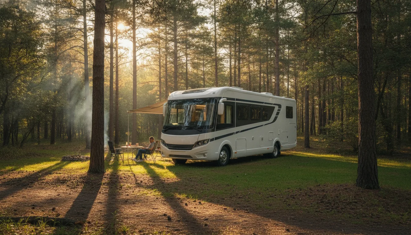 Integriert Wohnmobil, Symbolbild · KI-generiert