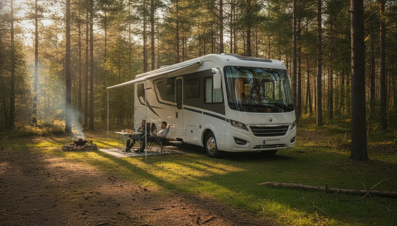 Integriert Wohnmobil, Symbolbild · KI-generiert